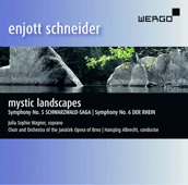 CD-Cover, Fotografie eines Waldsees mit Felsen