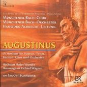 CD-Cover, Darstellung von Augustinus, orangetöne